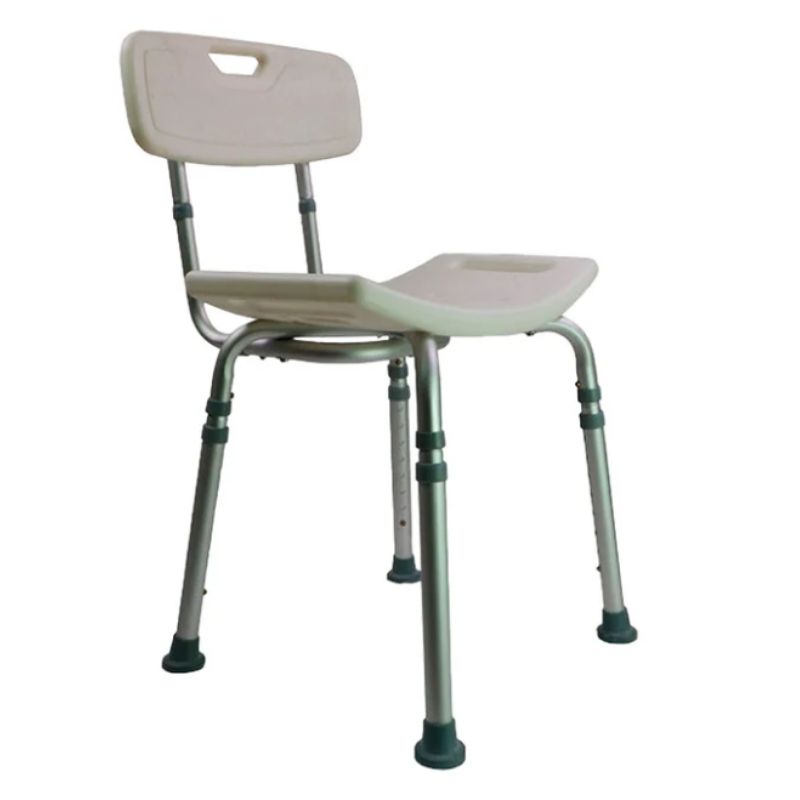 Silla de Baño con Respaldo Abatible y Diseño de Liberación Rápida, Marca: Handy, Modelo: ABR01
