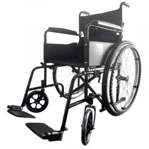 Silla De Ruedas Plegable Color Negro, Marca: Handy, Modelo: S150B