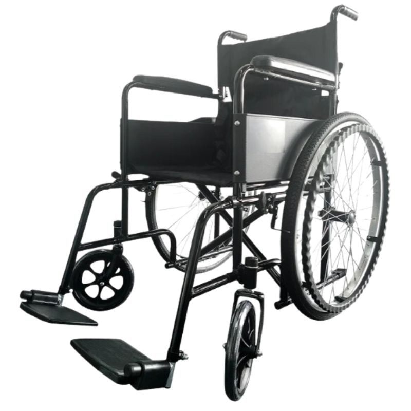 Silla De Ruedas Plegable Color Negro, Marca: Handy, Modelo: S150B