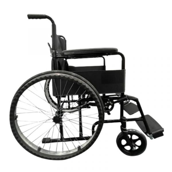 Silla De Ruedas Plegable Color Negro, Marca: Handy, Modelo: S150B - Imagen 2