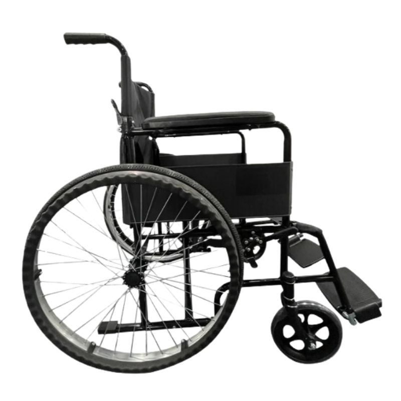 Silla De Ruedas Plegable Color Negro, Marca: Handy, Modelo: S150B - Imagen 2