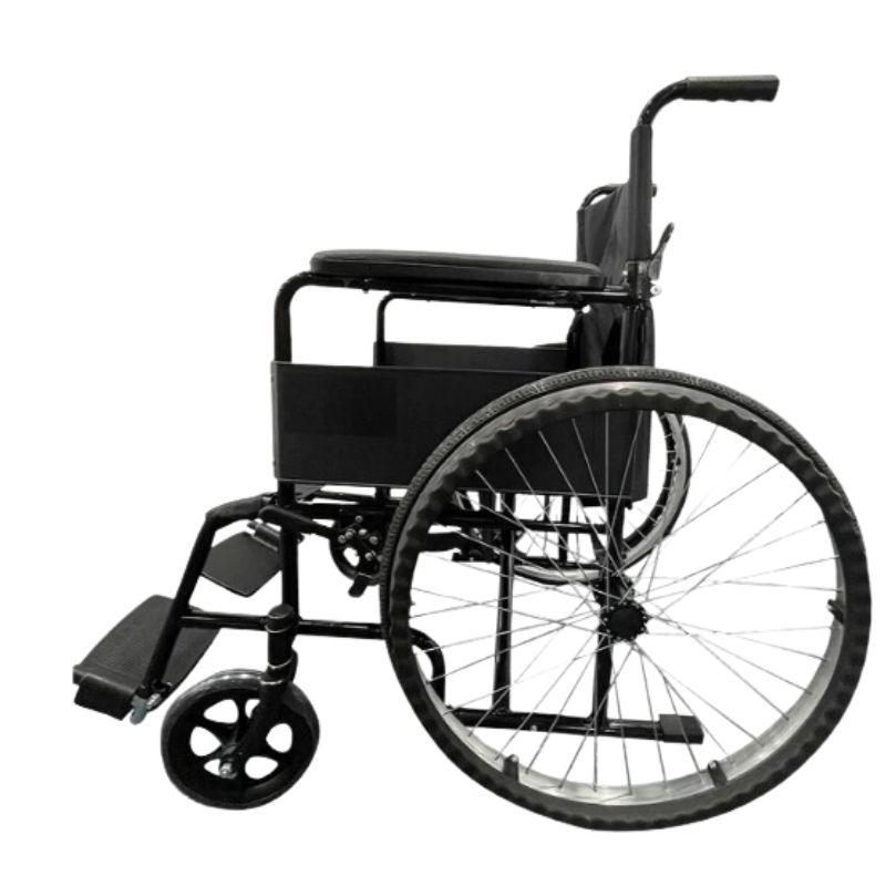 Silla De Ruedas Plegable Color Negro, Marca: Handy, Modelo: S150B - Imagen 3