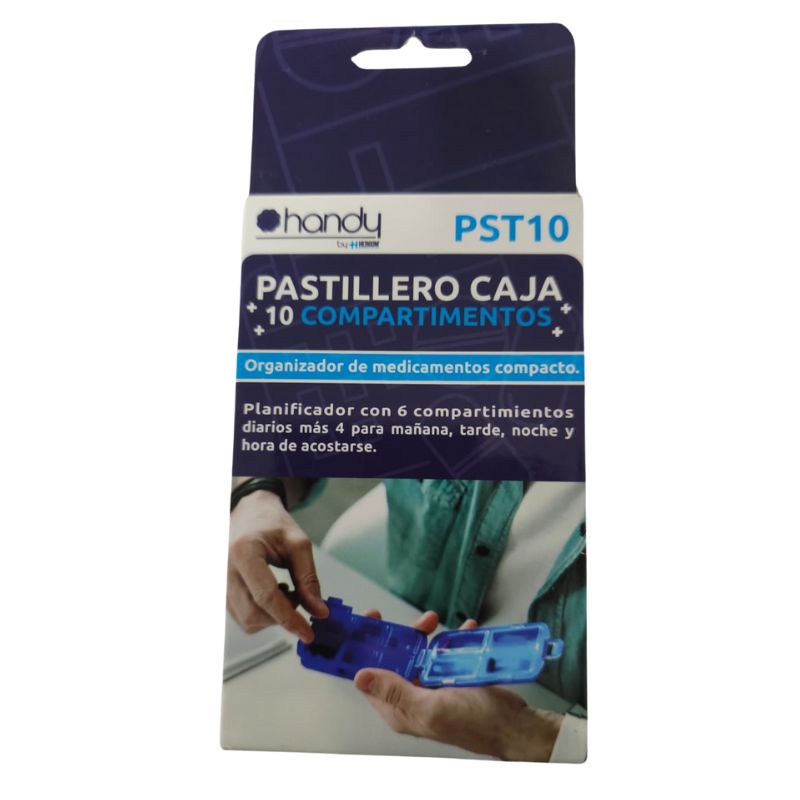 Kit de 3 Pastilleros PST10 Handy – Organizador de Medicamentos con 10 Compartimentos C/U - Imagen 4