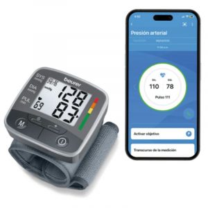 Baumanómetro Digital de Muñeca con Detección de Arritmias y Memoria Inteligente Beurer BC32