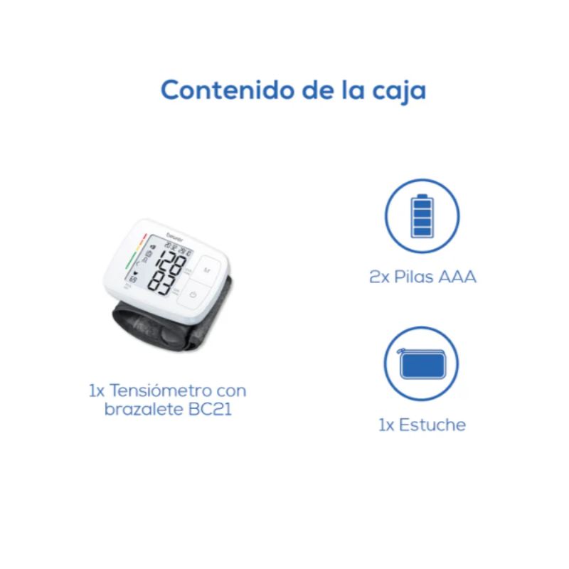 Baumanómetro Digital de Muñeca Beurer BC21 con Voz – ¡Precisión y Confort en Cada Medición! - Imagen 4