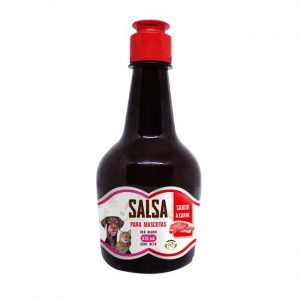 Premio Sazonador Salsa Nutricional Sabor Carne Mascota 375ml