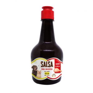Premio Sazonador Salsa Nutricional Sabor Pollo Mascota 375ml